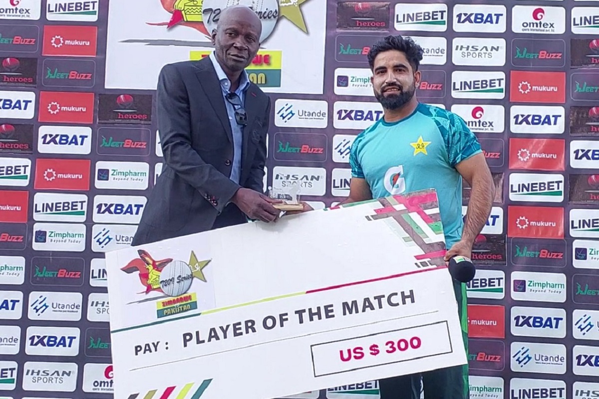 PAK vs ZIM: Pakistan won By 57 Runs against Zimbabwe in 1st T20I at Queens Sports Club, Bulawayo