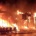 bike showroom fire tragedy